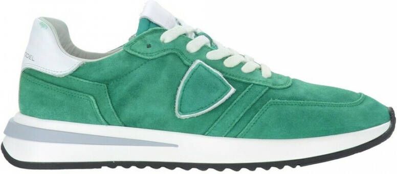 Philippe Model Sneakers 21 Daim Lavish Tyludl04 Groen Heren