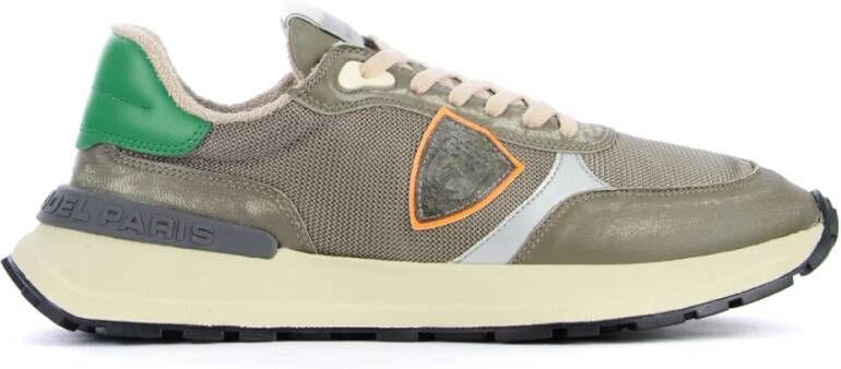 Philippe Model Heren Sneakers Atlu Wy01 Militaire Vert Groen Heren