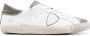 Philippe Model Sneakers met Distressed Effect en Suède Panelen White Heren - Thumbnail 13