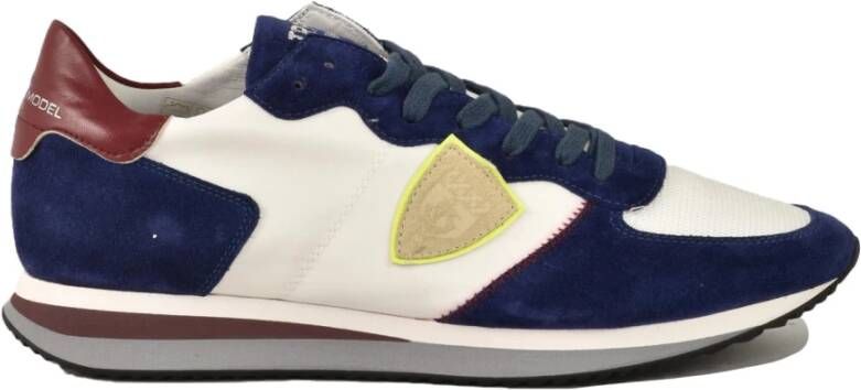 Philippe Model Sneakers met rubberen zool Blue Heren