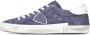 Philippe Model Sneakers met Used-Look van suède Blue Heren - Thumbnail 10