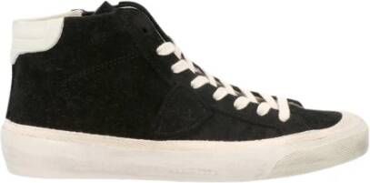 Philippe Model Sneakers Mid Plaisir Zwart Dames