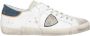 Philippe Model Witte Sneakers Vintage Stijl Leer Multicolor - Thumbnail 2