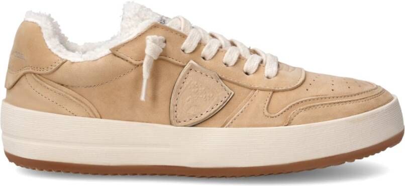 Philippe Model Sneakers Nice Tennis Women Beige Dames