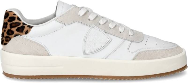 Philippe Model Stijlvolle Lage Sneakers voor Vrouwen White Dames