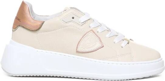 Philippe Model Stijlvolle Sneakers Beige Dames