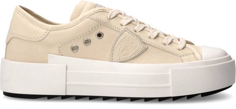 Philippe Model Sneakers Paris Haute Tennis Beige Dames