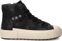 Philippe Model Sneakers Paris Haute Tennis Vrouwen Zwart Black Dames - Thumbnail 1