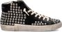 Philippe Model Zwarte High-Top Tennisschoenen Black Dames - Thumbnail 1