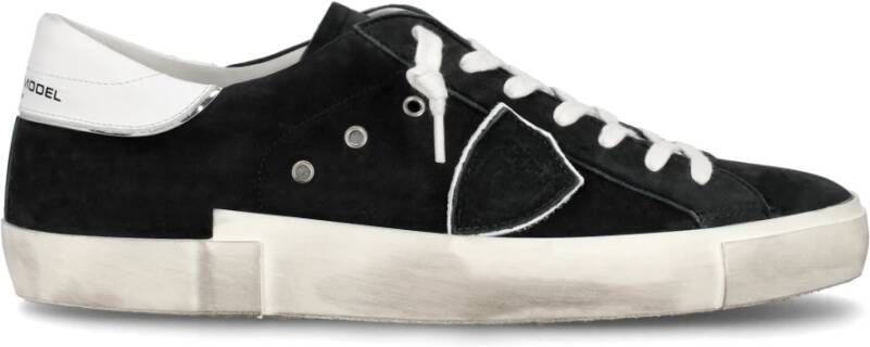 Philippe Model Vernielde Contrast Sneakers Black Heren