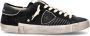 Philippe Model Zwarte Tennissneakers met Riviera-stijl Black Heren - Thumbnail 6