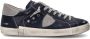 Philippe Model Lage Sneakers met Vernielde Details Blue Heren - Thumbnail 1