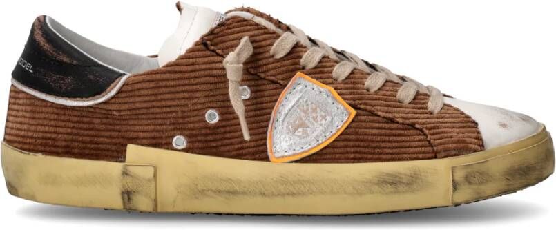 Philippe Model Sneakers Prsx Tennis Brown Heren