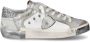 Philippe Model Glitter Sneaker met Logo Details Gray Dames - Thumbnail 1