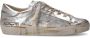 Philippe Model Metallic Finish Sneakers met Distressed Details Gray Dames - Thumbnail 10