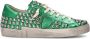 Philippe Model Studded Leather Urban Sneakers Green Dames - Thumbnail 1