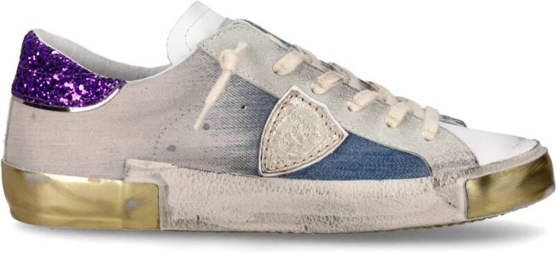 Philippe Model Dramatische Low Prsx Sneaker Blue Dames