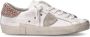 Philippe Model Witte leren sneakers met roze hiel White Dames - Thumbnail 5