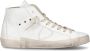 Philippe Model Vernielde Logo Patch Sneakers White Dames - Thumbnail 1