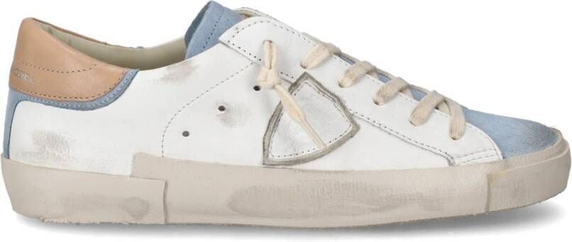 Philippe Model Witte Aw23 Damessneakers Stijlvol en Comfortabel Wit Dames