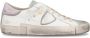 Philippe Model Wit Roze Logo Patch Sneakers White Dames - Thumbnail 6