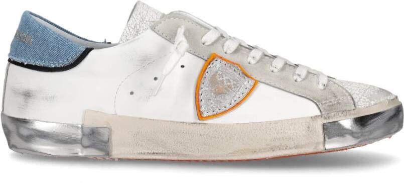 Philippe Model Stijlvolle Sneakers voor Mannen en Vrouwen White Heren