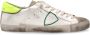 Philippe Model Vintage Skate Sneakers Wit Geel White Heren - Thumbnail 2