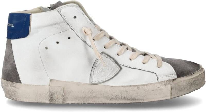 Philippe Model Moderne Herensneakers Wx12 Bianco Grigio White Heren