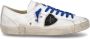 Philippe Model Urban Skate Stijl Leren Sneakers White Heren - Thumbnail 1