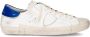 Philippe Model Witte Vetersneakers met Distressed Finish White Heren - Thumbnail 4