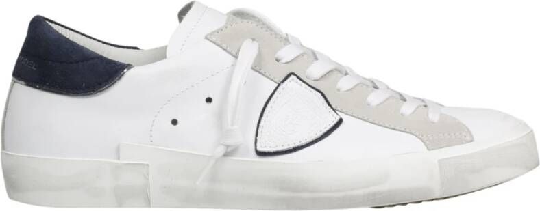 Philippe Model Sneakers met vintage-geïnspireerd ontwerp White