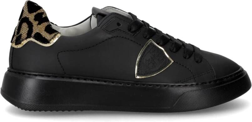 Philippe Model High-Fashion Temple Sneakers Black Dames