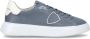 Philippe Model Blauwe Suède Lichtgewicht Sneakers Blue Heren - Thumbnail 5