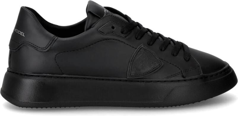 Philippe Model Zwarte Sneakers Parijse Stijl Black Heren