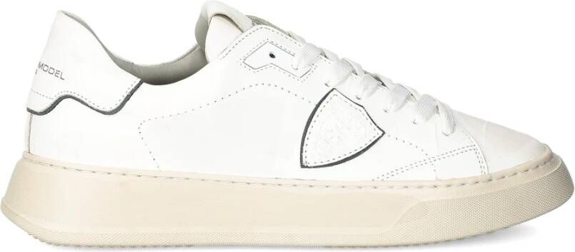 Philippe Model Sneakers Temple Tennis White Heren