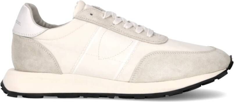 Philippe Model Vintage Running Sneakers Wit White Heren