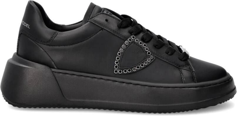 Philippe Model Sneakers Tres Temple Tennis Vrouwen Zwart Black Dames