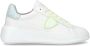 Philippe Model Glitter White Yellow Casual Sneakers White Dames - Thumbnail 1