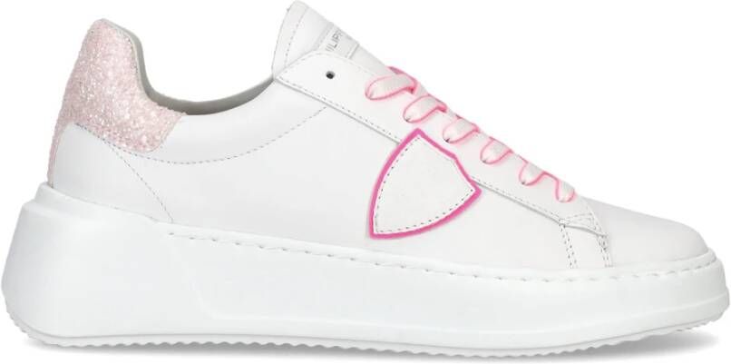 Philippe Model Sneakers Tres Temple Tennis White Dames