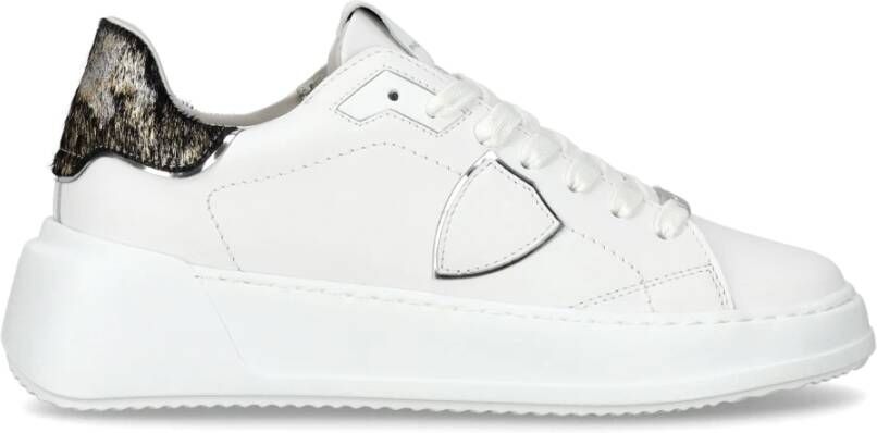 Philippe Model Sneakers Tres Temple Tennis White Dames