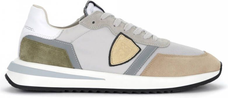 Philippe Model Tropez 2.1 Low Man Sneaker Kleur: Mondial Gris Grijs Heren