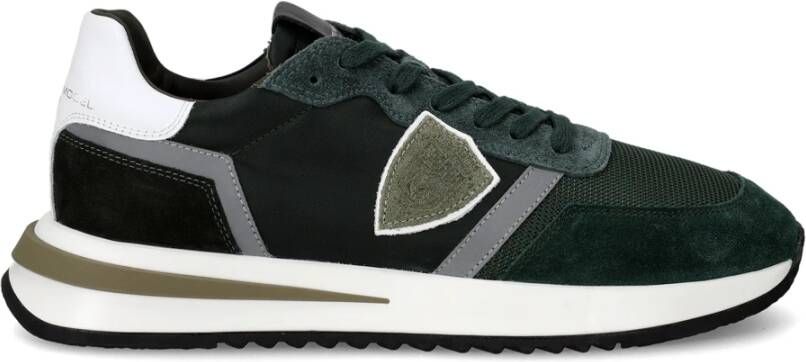 Philippe Model Stijlvolle groene sneakers voor heren Green Heren