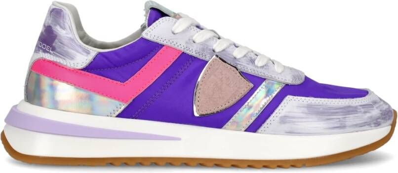 Philippe Model Paarse Tropez 2.1 Hardloopschoenen Vrouwen Multicolor Dames