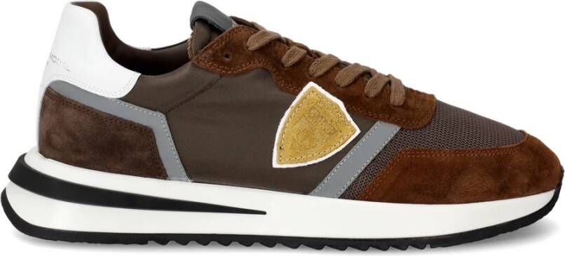 Philippe Model Bruine Tropez 2.1 Lage Top Sneakers Brown Heren