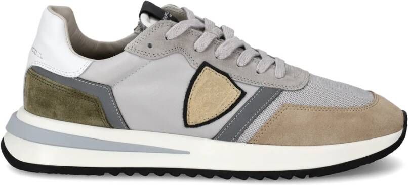 Philippe Model Tropez 2.1 Low Man Sneaker Kleur: Mondial Gris Grijs Heren