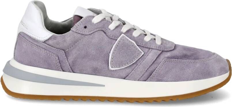 Philippe Model Tropez 2.1 Daim Lave Sneakers Grijs Dames