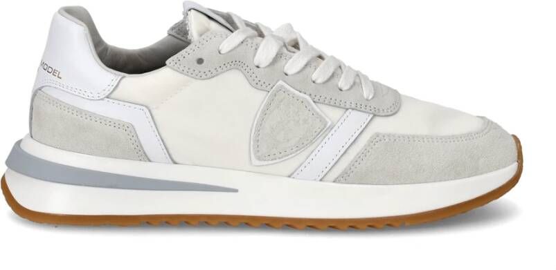 Philippe Model Stijlvolle witte sneakers voor de moderne Wit