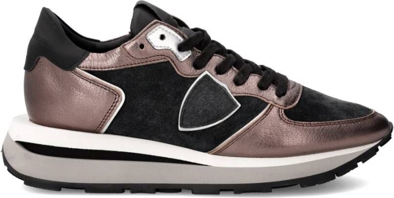 Philippe Model Sneakers Tropez Haute Running Brown Dames