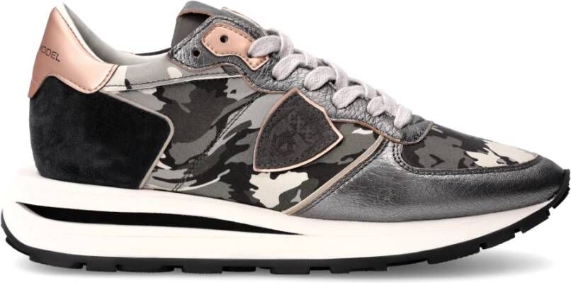 Philippe Model Urban Camo Sneakers voor Vrouwen Multicolor Dames