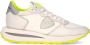 Philippe Model Witte Gele Tropez Haute Hardloopschoenen White Dames - Thumbnail 1